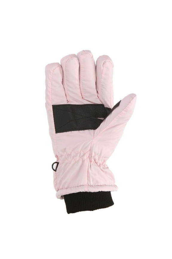 Winter Outdoor Boys Youth Gloves Winter Girls Snow Skating Snowboarding Lace Up Gloves Windproof Warm Ski Gloves Girl Gloves Ages 2-4 Size M/L E-Pink Kids mittens Kids and Mother