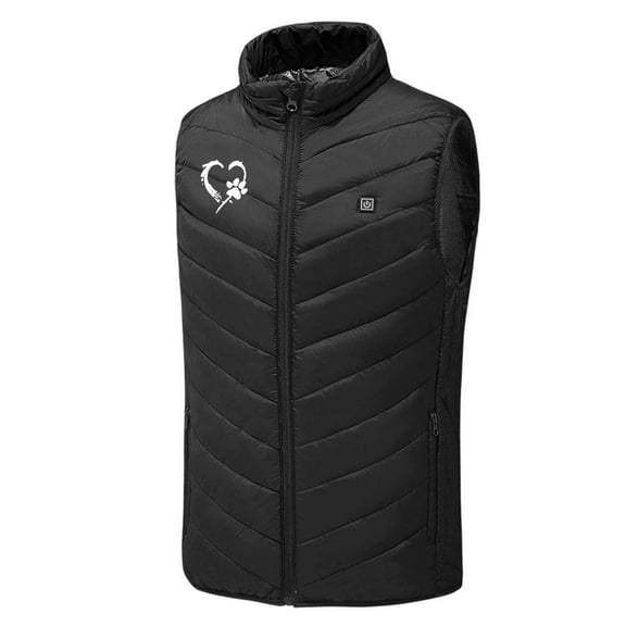 Winter Outdoor Fast Warm Up Heated Vest Usb Smart Warm Layer Cotton Padded Sleeveless Zip Up Jacket Regular Fit Heated Womens Vest