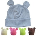 thumbnail image 1 of Winter Outdoor Small Ears Cute Toddler Baby Boy Girl Beanie Soft Cotton Cap Hat, 1 of 7