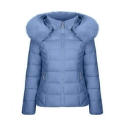 AKAFMK Women's Winter Coats, Plus Size Warm Jackets, Plush Outer Coat