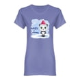thumbnail image 1 of Winter Panda Design Shaped T-Shirt Women -Image by Shutterstock, Female Large, 1 of 2