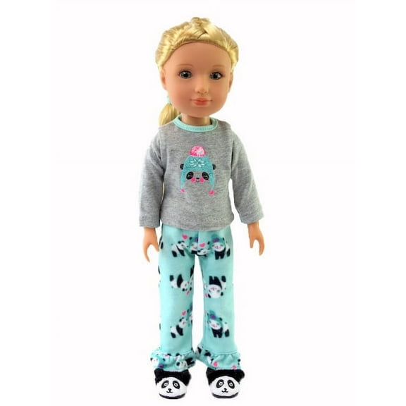 Winter Panda Pajamas |14’’ Inch Doll Clothing