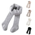 thumbnail image 1 of Winter Pants for Girls Toddler Kids Baby Girls Lined Warm Full Length Leggings Stretchy Basic Winter Stocking Pants for Daily Wear Grey 12-24 Months, 1 of 7