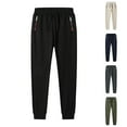 thumbnail image 1 of Winter Pants for Men Heavyweight Sherpa Fleece Lined Jogger Sweatpants with Zipper Pockets Drawstring Active Sweat Pants, 1 of 5