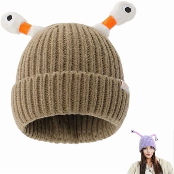 Winter Parent-Child Cute Glowing Little Monster Knit Hat, Monster Tentacle Knit Hats, Funny Monster LED Knit Beanie