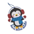 thumbnail image 1 of Winter Penguin Glitter Mosaic Craft Kit, Makes 12, Craft Kits, Winter, 12 Pieces, 1 of 3