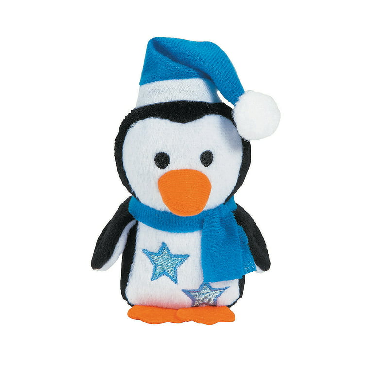 Winter Penguin Plush - Party Favors - 12 Pieces