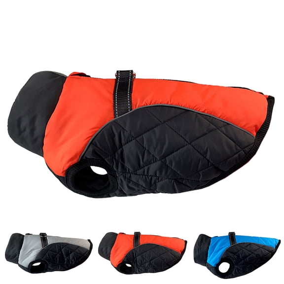 Winter Pet Clothes for Dogs Thickened Warm Ski Outfit Small Medium Large Breeds Cozy Cold Weather Apparel, 24 cm, Blue