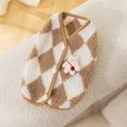 thumbnail image 1 of Winter Pet Clothing Dog Fleece Coat Two-Legs Plaid Design Size 13x16.9x13 Inches (Brown/S), 1 of 6