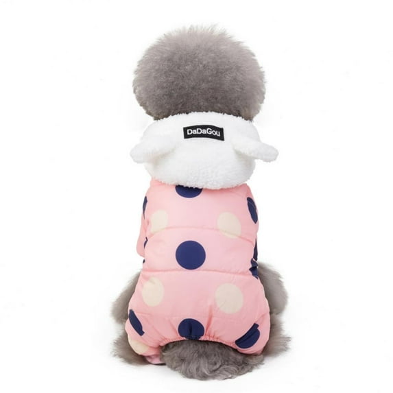 Winter Pet Dog Clothes Warm Soft Waterproof Hooded Jacket for Small Dog Coat Thicker Padded Hoodies Snowsuit for Chihuahua