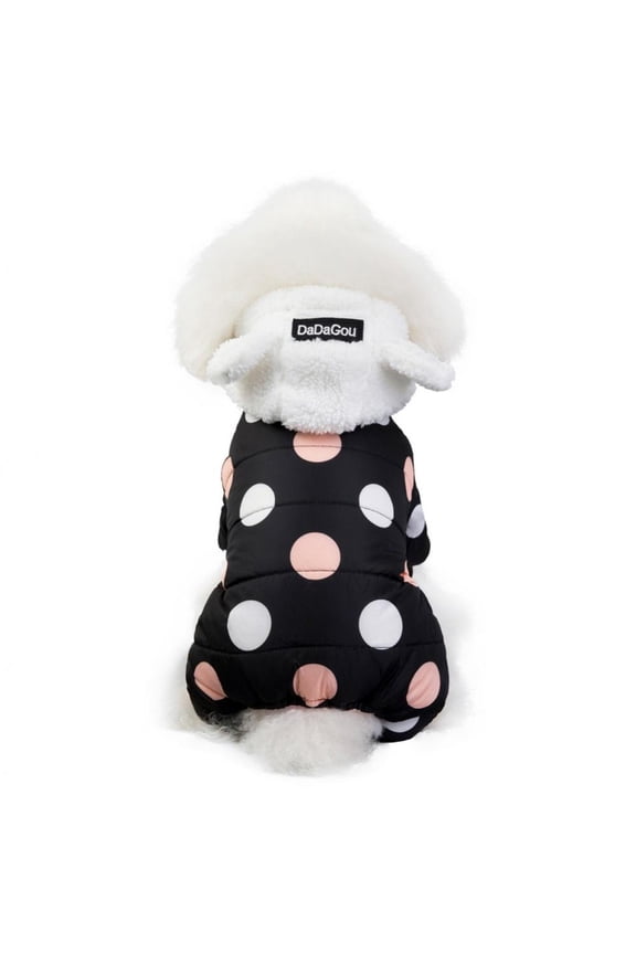 Winter Pet Dog Clothes Warm Soft Waterproof Hooded Jacket for Small Dog Coat Thicker Padded Hoodies Snowsuit for Chihuahua