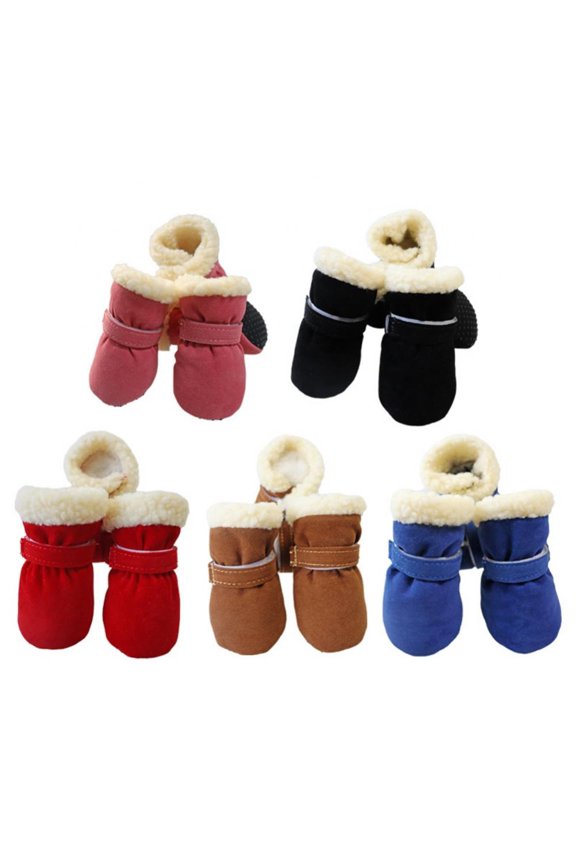 Winter Pet Dog Shoes Anti-slip Snow Boots Thick Warm Cat Puppy Shoes Socks Boots for Chihuahua Yorkshire