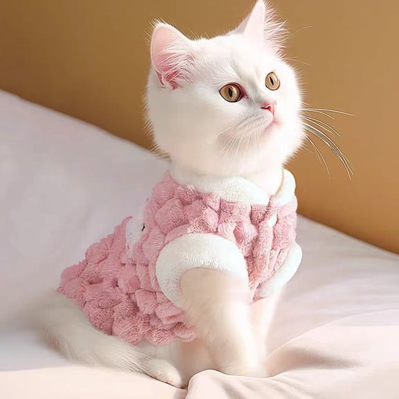 Winter Pet Dog Vest Jacket Fleece Warm Dog & Cat Clothes Fashion Puppy Coat Soft Cat Overcoat Pet Jacket Coat,XL