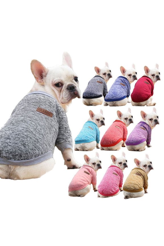 New Winter Pet Dog Warm Clothes Puppy Cat Jacket Coat Dog Sweater Winter Pet Coat Clothing Small Dogs Kitten French Bulldog Clothes