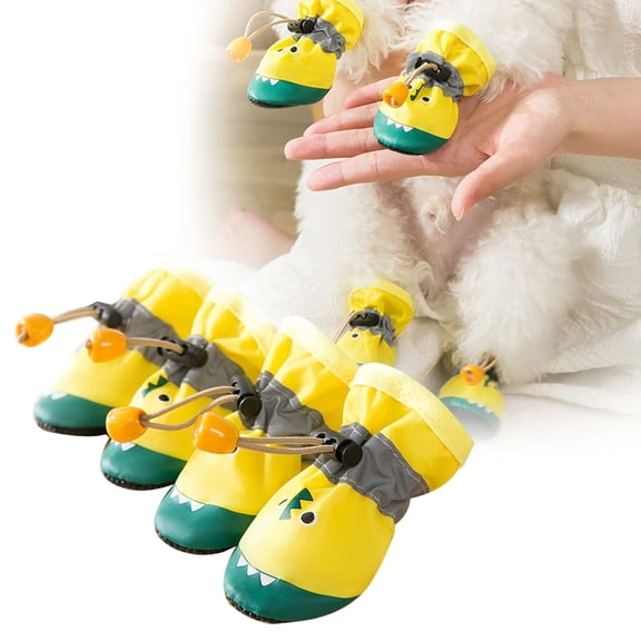 Winter Pet Shoes Providing Your Pet With The Warmest Care. Stylish And Comfortable Suitable For Outdoor Walks Fashionable And Cute Showcasing Their Unique Personality.