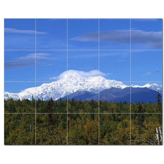 Winter Photo Ceramic Tile Mural Kitchen Backsplash Bathroom Shower 406412-XL54
