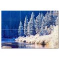 thumbnail image 1 of Winter Picture Ceramic Tile Mural Kitchen Backsplash Bathroom Shower 406417-L64, 1 of 3