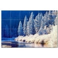 thumbnail image 1 of Winter Picture Ceramic Tile Mural Kitchen Backsplash Bathroom Shower 406417-M64, 1 of 3