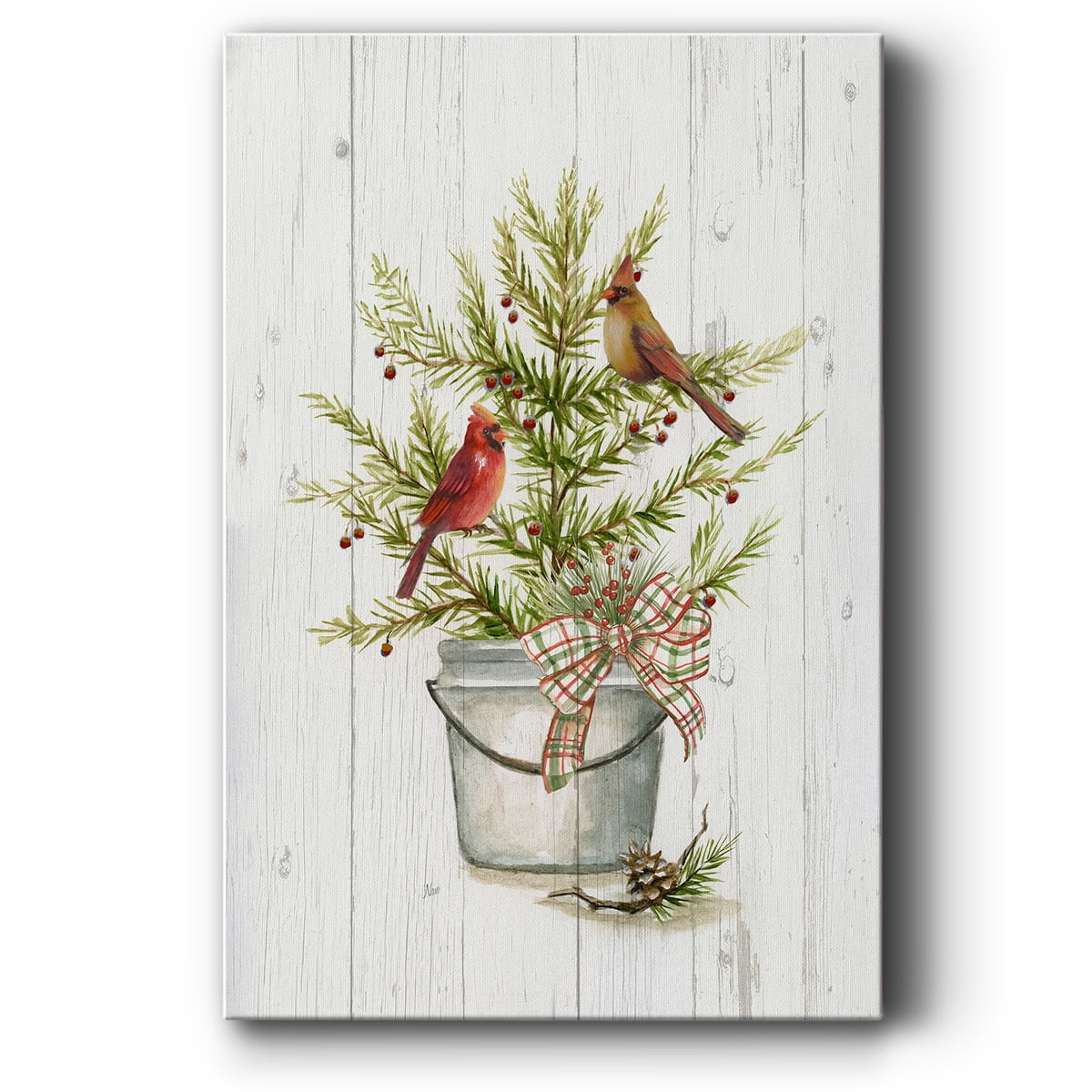 Winter Pine I- Gallery Wrapped Canvas
