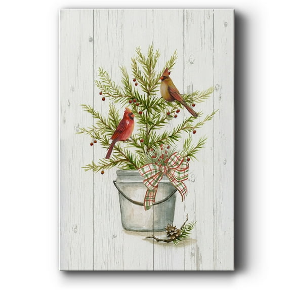 Winter Pine I- Gallery Wrapped Canvas