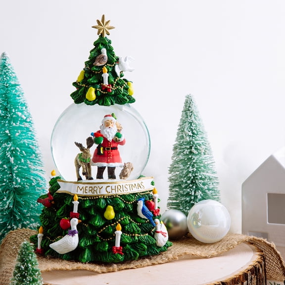 Winter Pine Santa