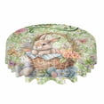 thumbnail image 1 of Winter Pine Tree Pine Cones Round Tablecloth Waterproof Wedding Decor Table Cover Christmas Party Decorative Tablecloth, 1 of 6