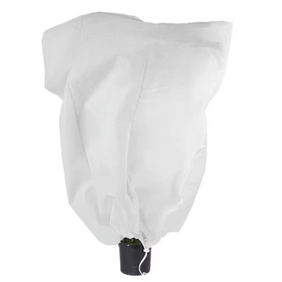 Winter Plant Cover - Frost Protection Tree Bag with Drawstring & Zipper, Non-Woven Fabric, 120cmx100cm