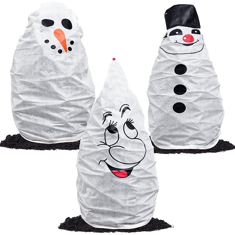 Winter Plant Covers Freeze Protection 3 Pieces Outdoor Plant Frost