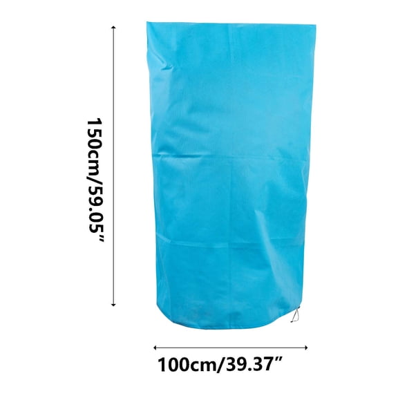 Winter Plants Protection Cover | 60x80cm to 150x100cm Frost Windproof Bags | Non-Woven Fabric for Trees, Shrubs & Potted Plants | UV-Resistant, Translucent | Protects from Birds, Hail & Cold Weather