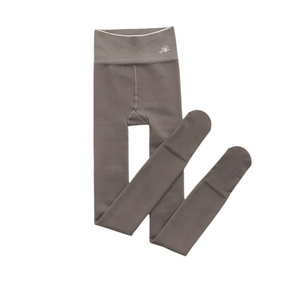 Winter Plus Velvet Padded Leggings Women Wear Hip Recovery Pants Bare Leg Artifact Butterfly Crotch High Waist Stewardess Gray Socks 230g Plus Velvet
