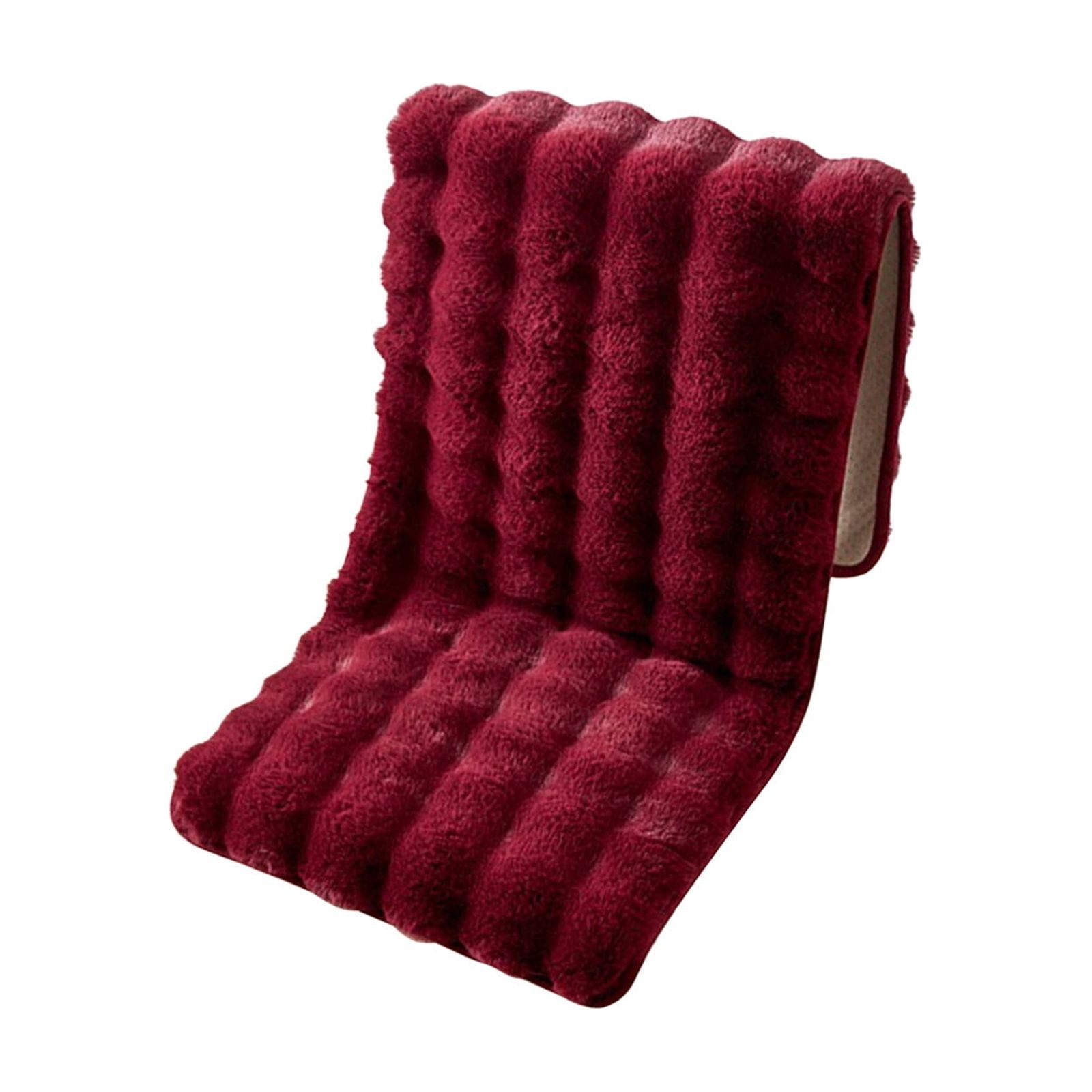 Rocking Chair Back Padding Winter Plush High Back Chair Cushion 19.7 x 53.1 inch Non-Skid Recliner ...