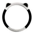 thumbnail image 1 of Winter Plush Steering Wheel Cover with Cat Ears - Fluffy Soft Universal 15 Inch Anti- Cover for Car & SUV, Cute Kitty Steering Wheel Protector for Warm Comfort, 1 of 4