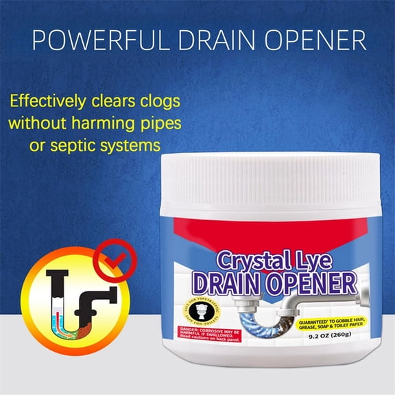 Winter Poetry Upgrade 2 Pack Drain Unclogging Agent, Multi-Purpose Kitchen Sink Dredge Cleaner, Efficient Blockage Remover for Bathroom Toilet
