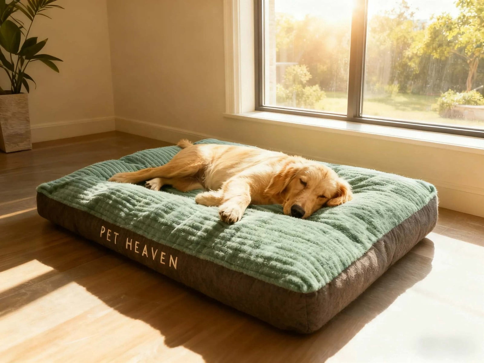 Winter Poetry Upgrade Extra Large Dog Bed, Washable Pet Mattress, Thick Cozy Cushion for Large Dogs, 39.37x29.52x3.14in M