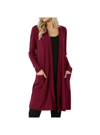 Polyester spandex cardigan top