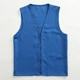 thumbnail image 1 of Winter Polyester Sleeveless Outerwear Vests for Women Blue Workwear Heart Work Adult Postulant Activity Vest Supermarket Clerk M, 1 of 4
