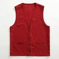 thumbnail image 1 of Winter Polyester Sleeveless Outerwear Vests for Women Red Workwear Heart Work Adult Postulant Activity Vest Supermarket Clerk S, 1 of 4