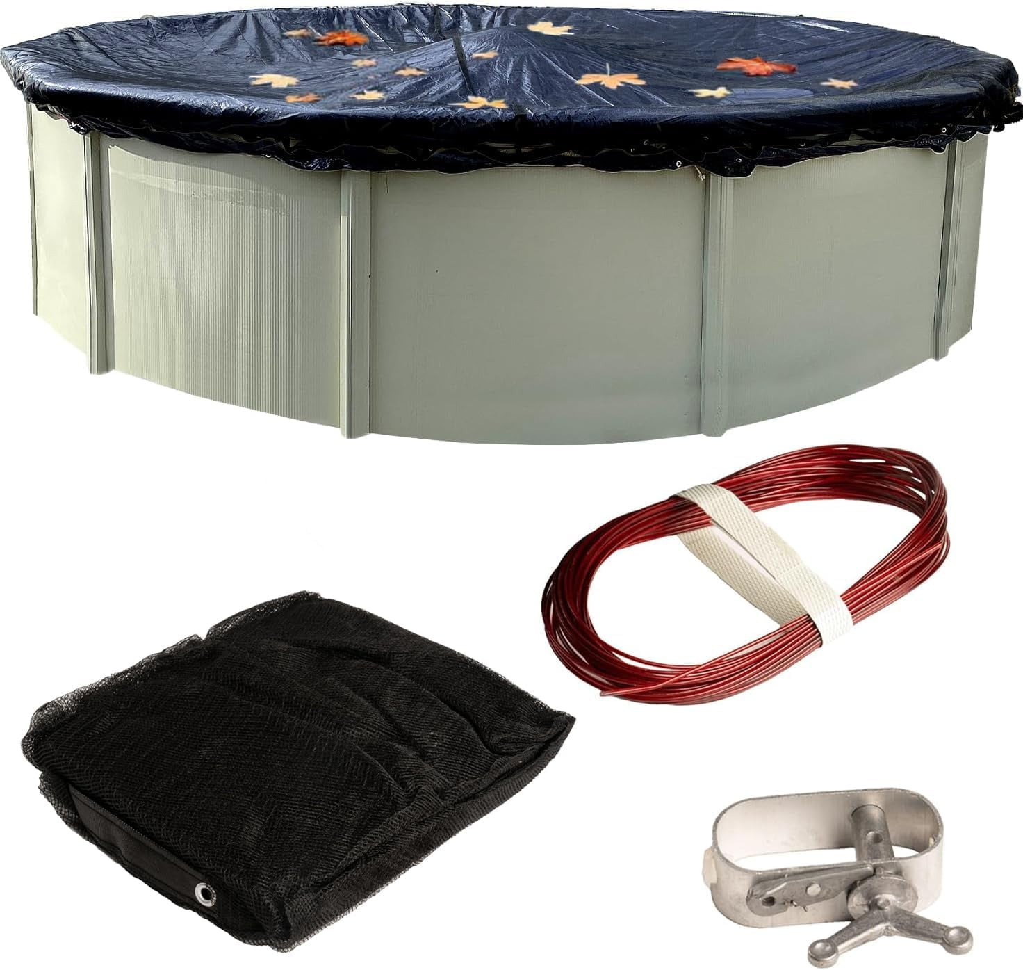 Winter Pool Cover for Above Ground Pools, Round Winter Aboveground Pool