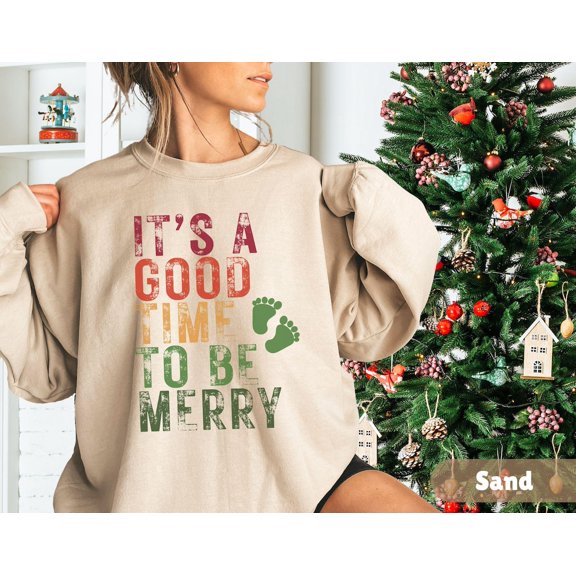 Winter Pregnancy Announcement Sweatshirt Winter Sweatshirt for Women Winter Baby Announcement Shirt Baby Reveal Pregnancy Reveal359 Tshirt All Size S-5XL