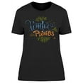 thumbnail image 1 of Winter Princess Doodles T-Shirt Women -Image by Shutterstock, Female Large, 1 of 2