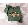 thumbnail image 1 of Winter Pug Sweatshirt: Dog Lover Crewneck Sweatshirt All Size S-5XL, 1 of 5