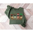 thumbnail image 1 of Winter Pug Sweatshirt: Dog Lover Crewneck Tshirt All Size S-5XL, 1 of 5