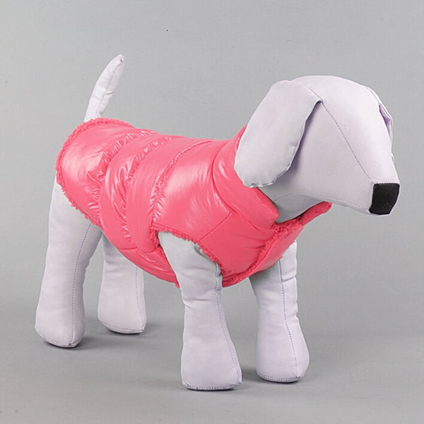 Winter Puppy Dog Coats Cozy Waterproof Windproof Dog Vest Winter Coat Warm Dog Apparel Puppy Warm Fleece Down Jackets Clothes Pet Dogs Padded Vest