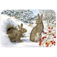 thumbnail image 1 of Winter Rabbits Glass Large Cutting Board, 1 of 1