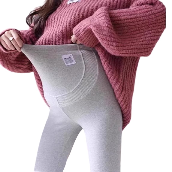 Winter Ready Cotton Pregnancy Leggings With Elastic Waistband Full Abdomen Coverage Comfort Maternity Leggings