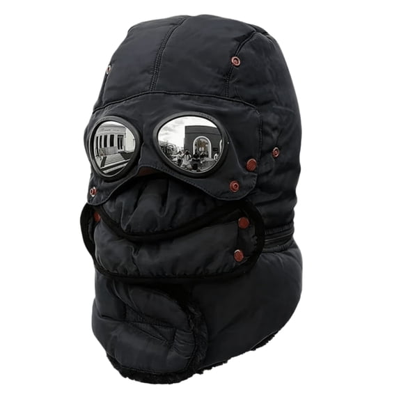 Winter Face for Cycling - Warm Thickened Winter Ear Hat with Windproof Shield for Outdoor Riding and Hiking