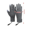 thumbnail image 1 of Winter Rechargeable Electric Warm Heated Gloves Men Women,Velvet Touchscreen Thermal Insulated Heated Gloves, Outdoor Sports Cycling Skiing Motorcycling Hunting, 1 of 7