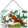 thumbnail image 1 of Winter Red Squirrel Wall or Door Hanging Prints, 1 of 1
