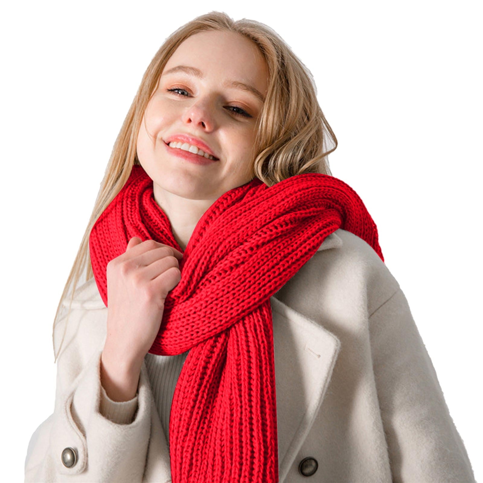 Summer Cotton Blend Scarves Light Soft Solid Long Scarf