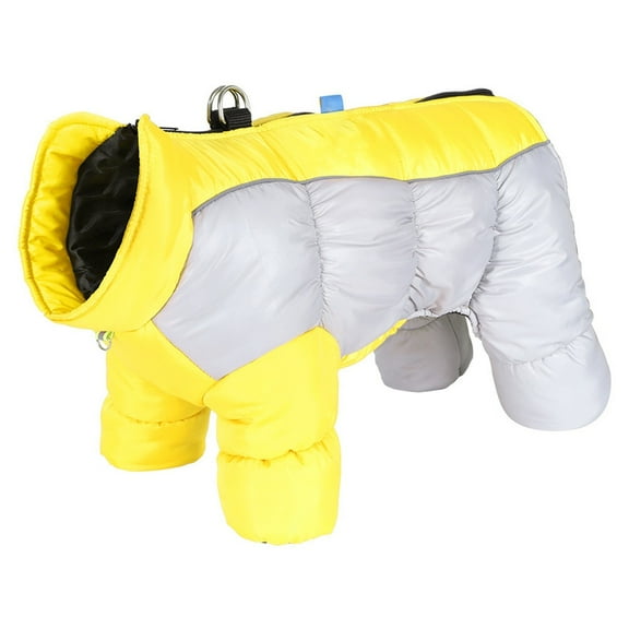 Winter Reflective Jacket Foldable Warm Coat For Small Dog
